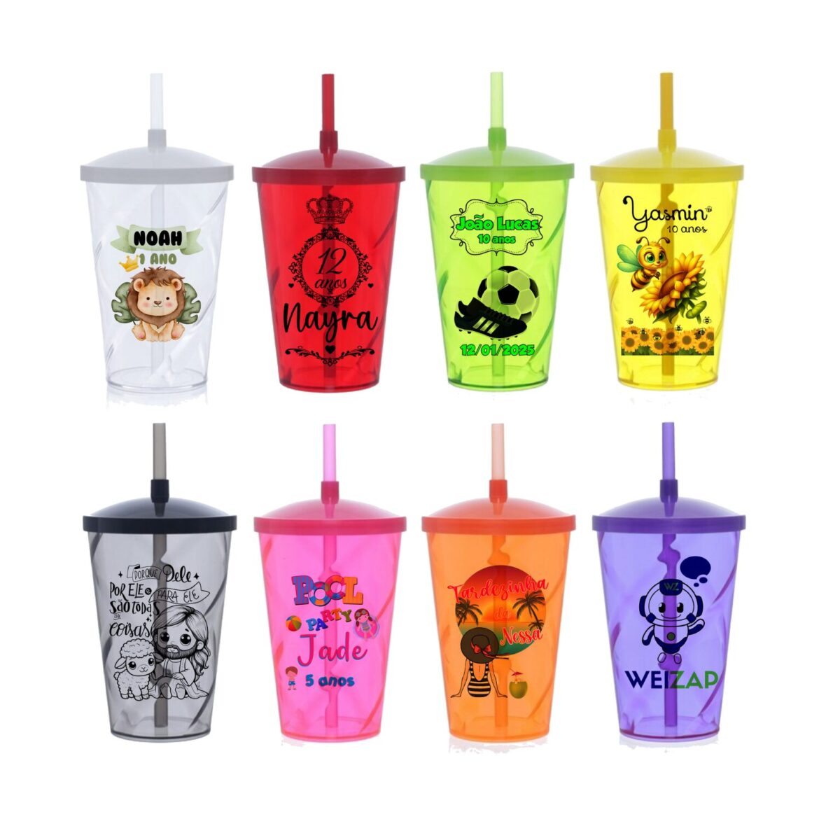 Cópia de Arte demonstrativa (2) 30 Copos Twister Personalizado 350ml - Imagem 1